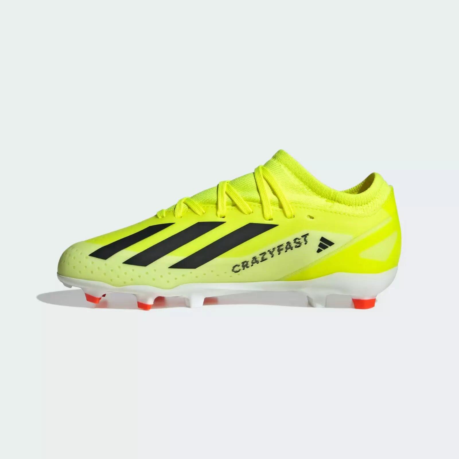 Botas de fútbol adidas X Crazyfast League niño amarillo 3/6
