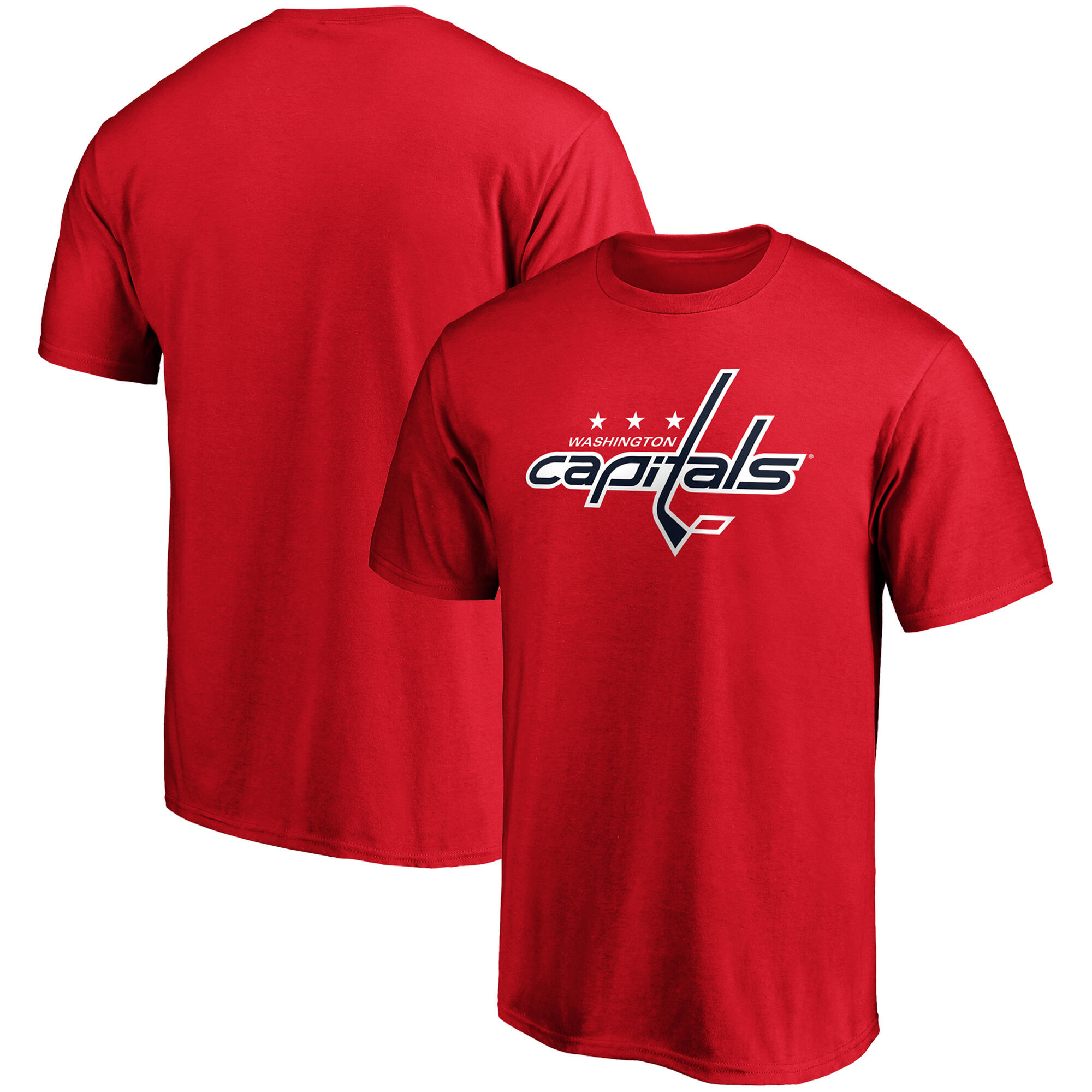 Fanatics NHL Camiseta Icónica Manga Corta Capitals Rojo M 1/3