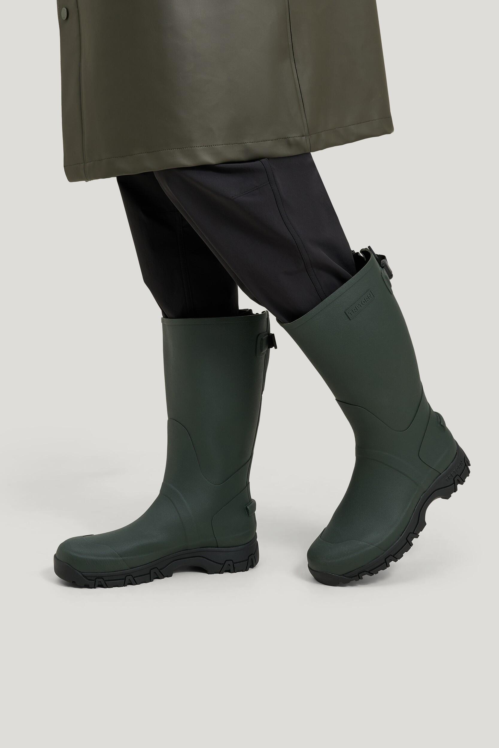 Bottes en caoutchouc Outdoor hautes à doublure chaude HAJK S Vert 7/7