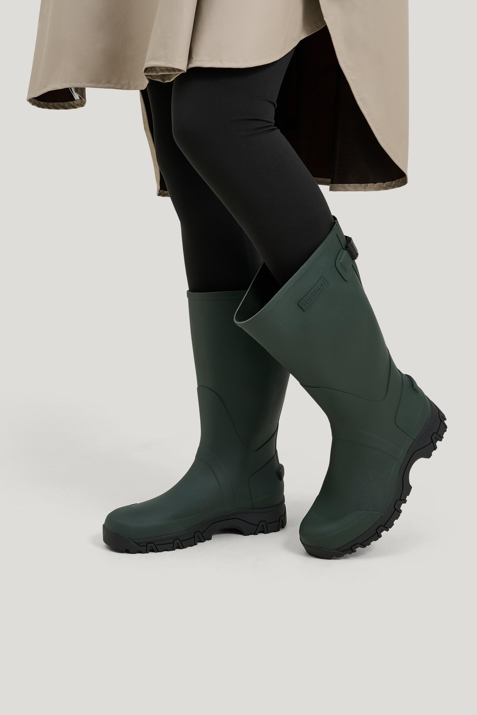 Bottes en caoutchouc Outdoor hautes à doublure chaude HAJK S Vert 6/7