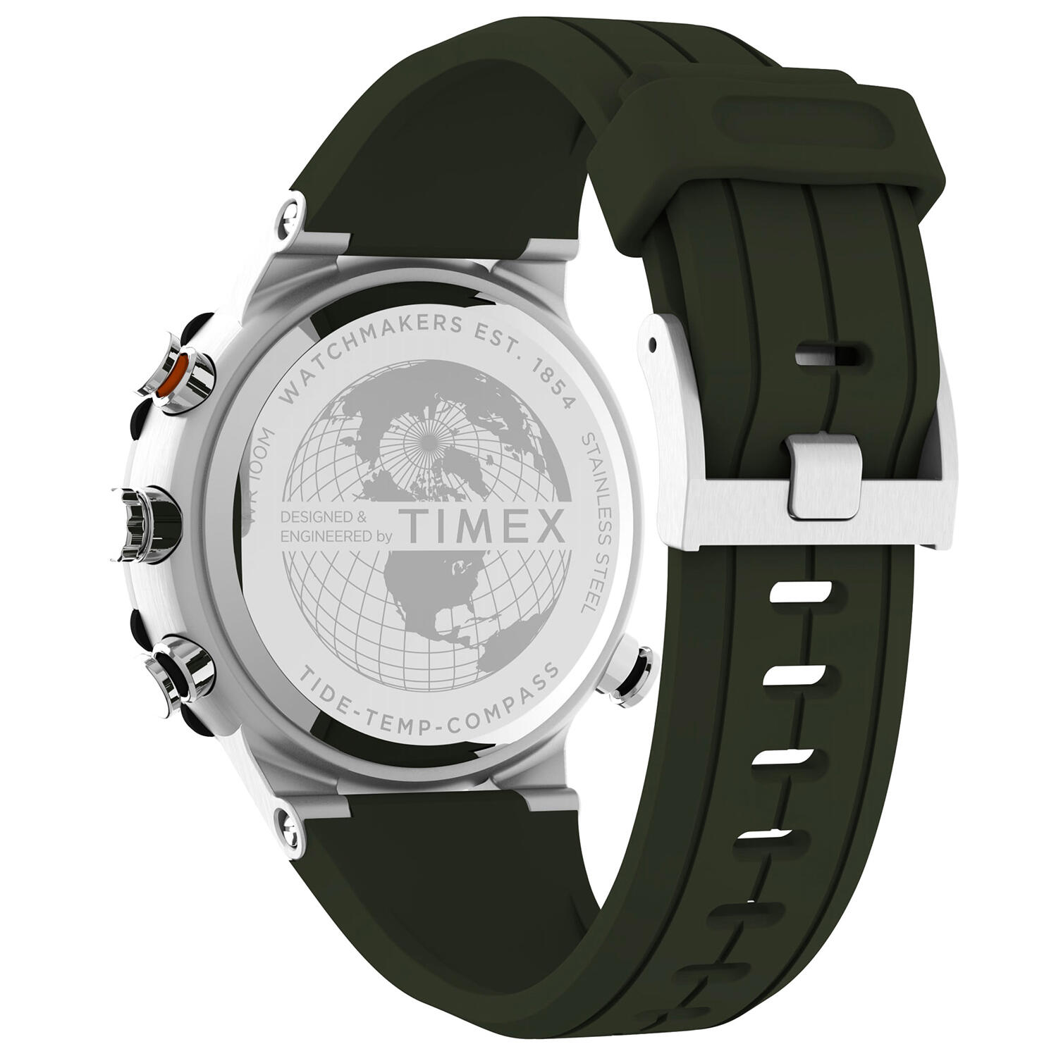 Timex Analoog  Horloge Groen/Beige TW2V22200 2/6