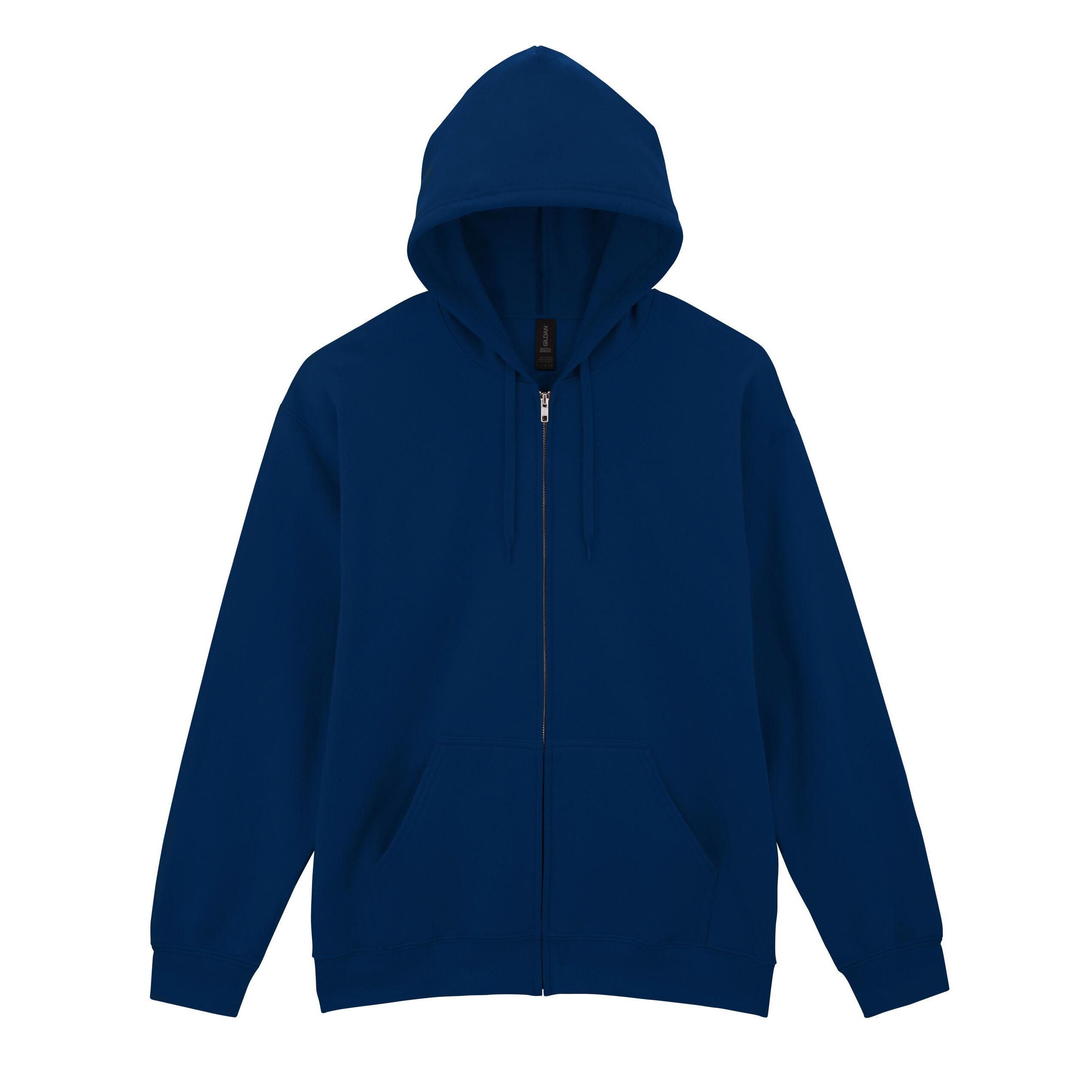 Gildan Unisex Adult Softstyle Fleece Midweight Full Zip Hoodie