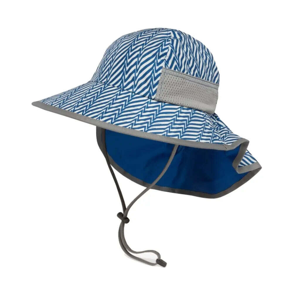 Sunday Afternoon Kids'' Play Hat - Blue Electric Stripe (Youth 5 - 9 Years)