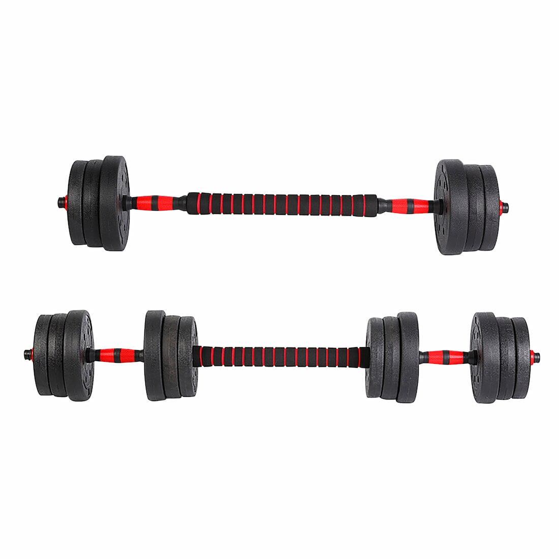 Set Pesi 3-in-1: Manubri, Bilanciere, Kettlebell Fino a 25 kg 2/7
