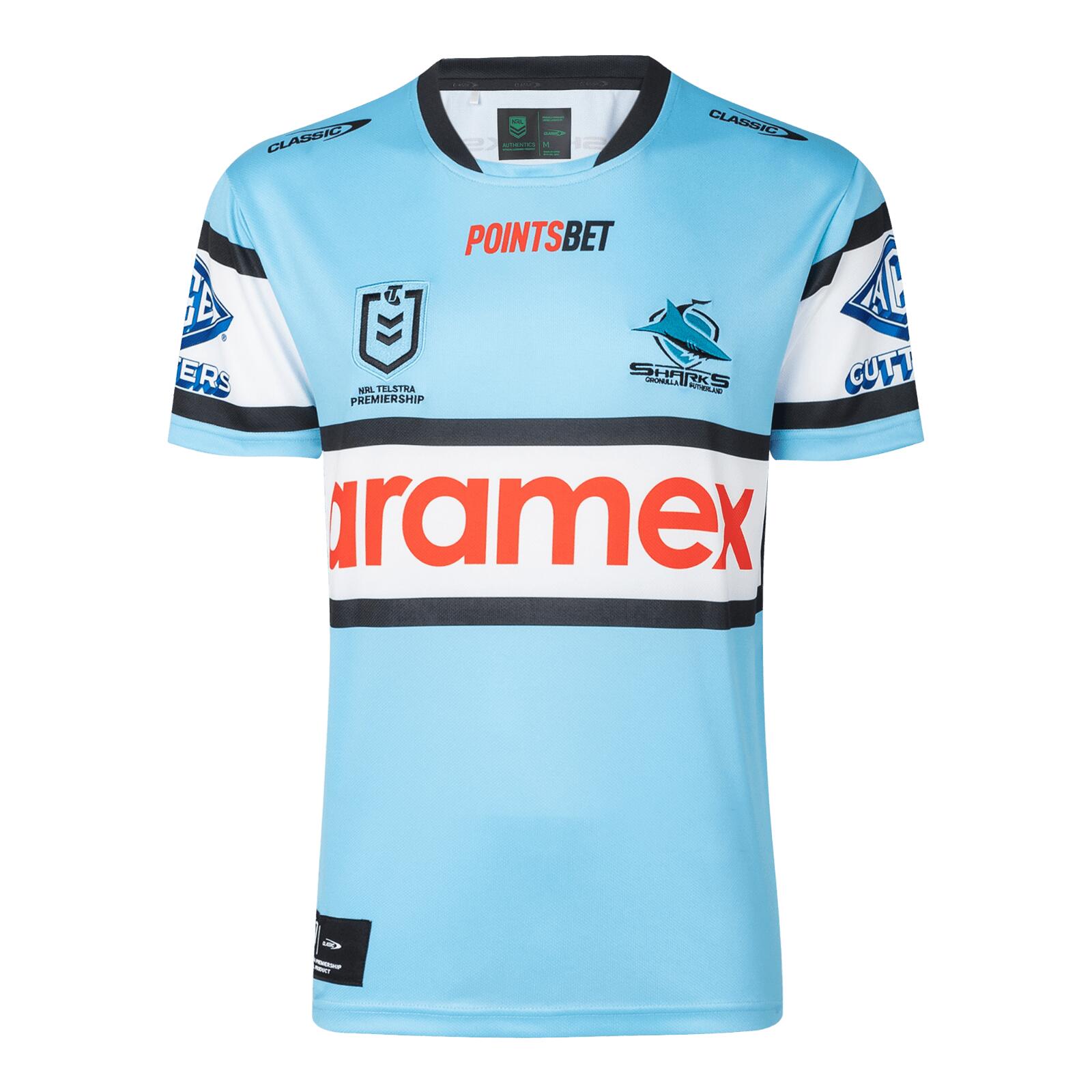 NRL 2023 Home Jersey - Cronulla Sharks - Rugby League - CLASSIC