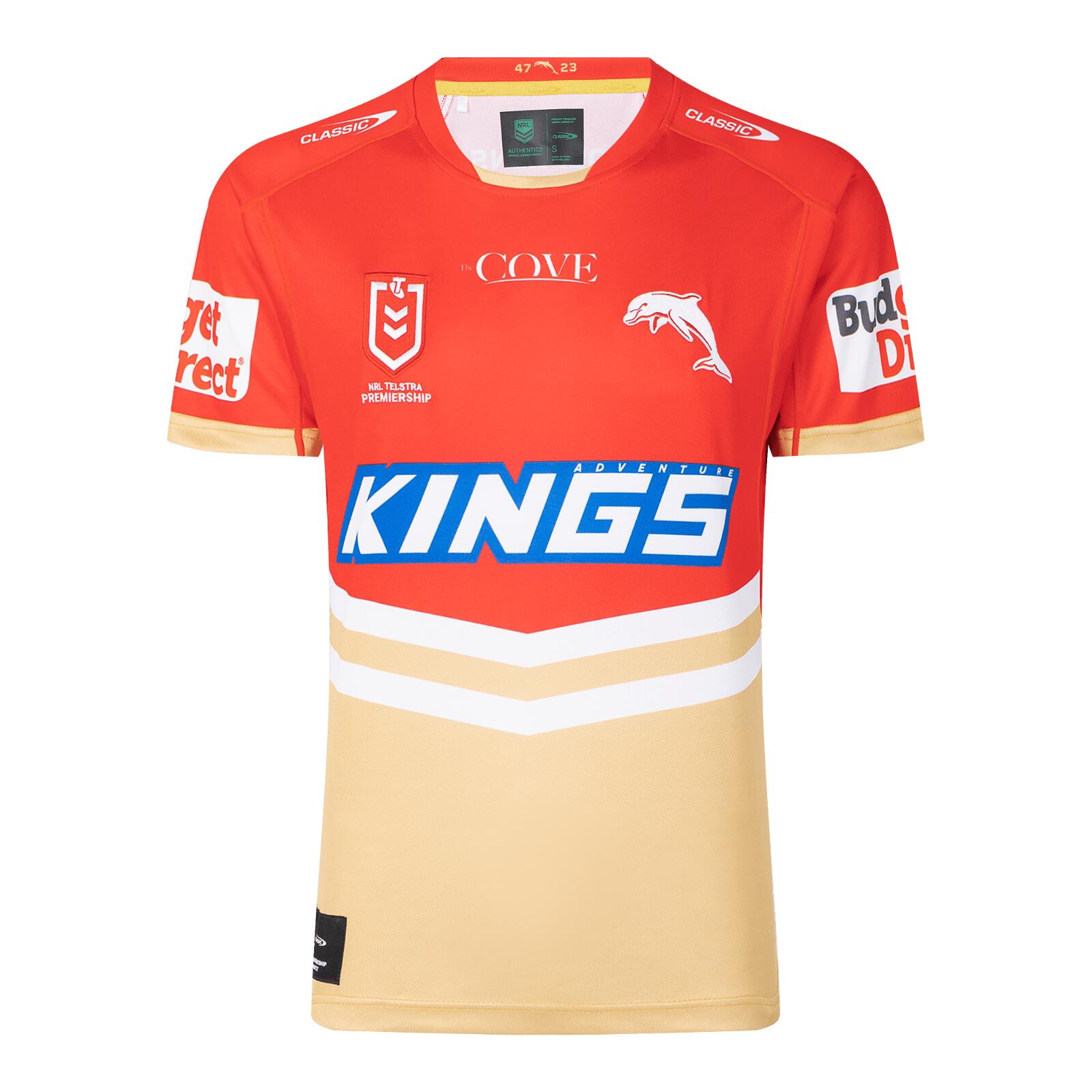 NRL 2023 Home Jersey - Dolphins - Rugby League - CLASSIC
