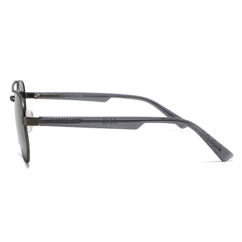 Lunettes de Soleil Feler 8517-11 Polarisées en Métal Unisexe 53 mm 3/4