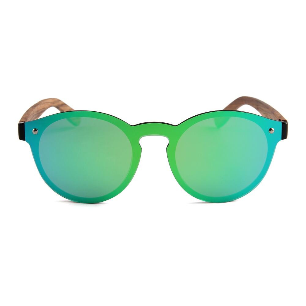 Lunettes de soleil en bois Feler 2502M-1 unisexe, taille 52 mm 2/4