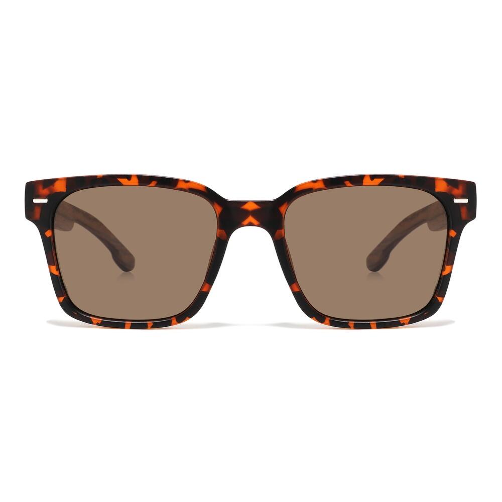 Lunettes de soleil en bois Feler 2601P-2 unisexe, taille 52 mm 2/4