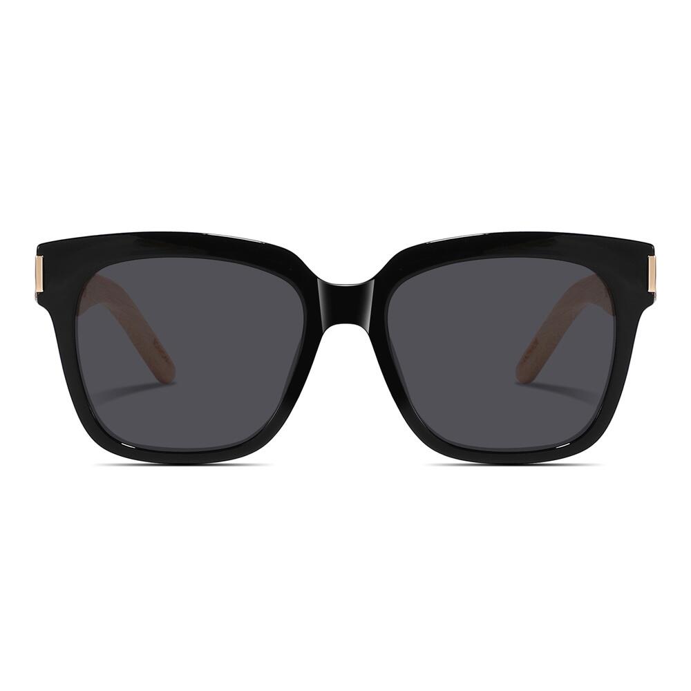 Lunettes de soleil en bois Feler 2073-1 femme, taille 53 mm 2/4
