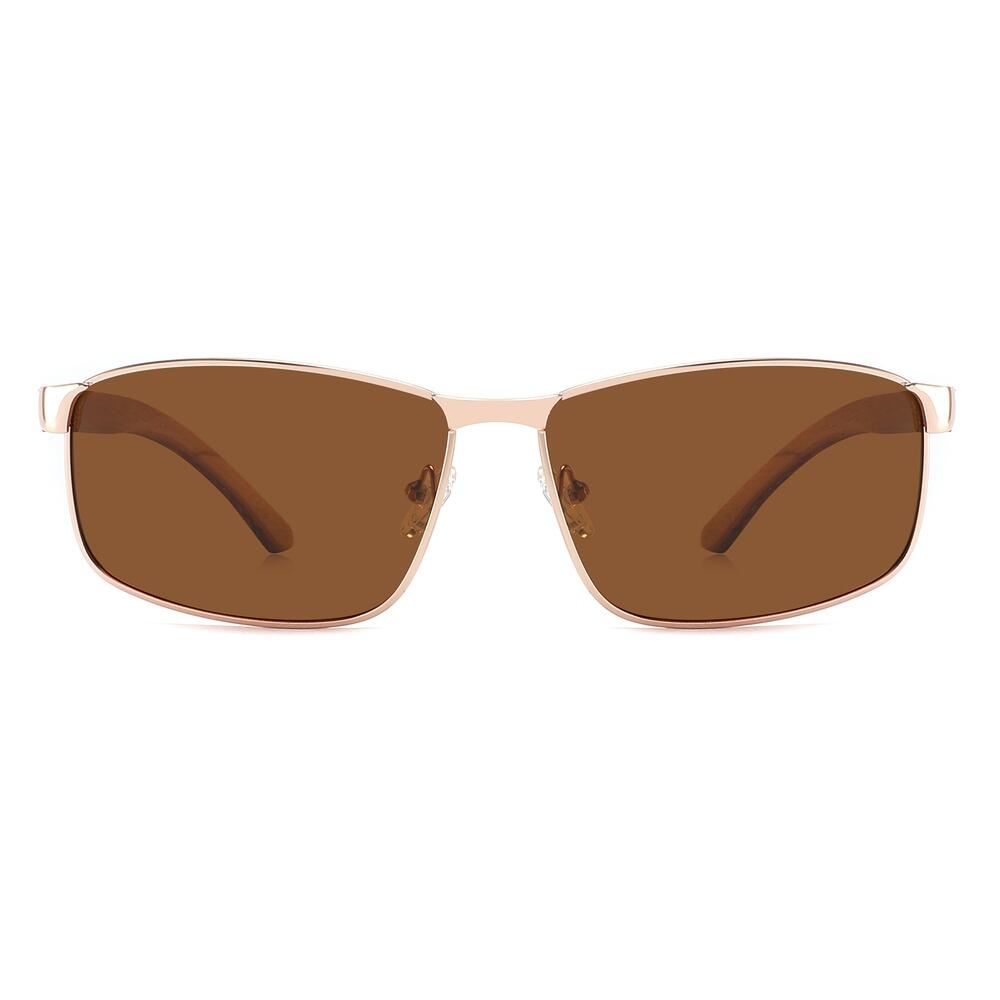 Zonnebril van hout Feler 2815-2 unisex, maat 62 mm 2/4