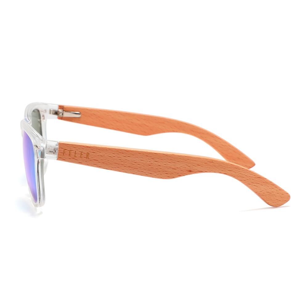 Gafas de Sol de Madera Feler 2501M-6 Unisex Talla 52 mm 3/4