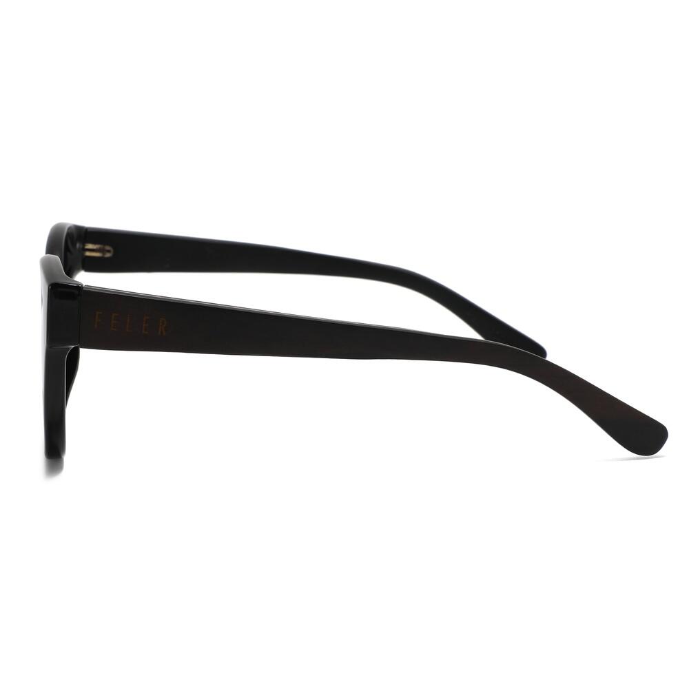 Lunettes de soleil en bois Feler 2557-1 femme, taille 52 mm 3/4