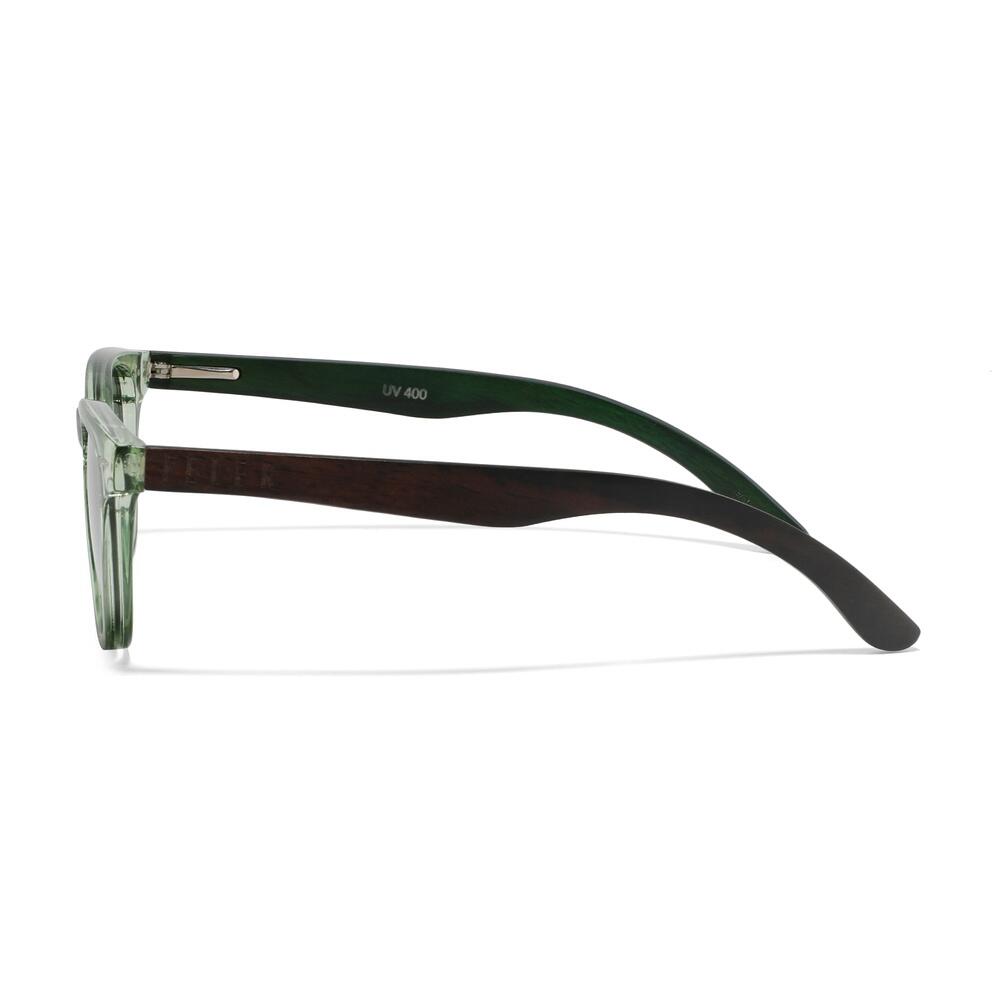Lunettes de soleil en bois Feler 2556-3 unisexe, taille 48mm 3/5