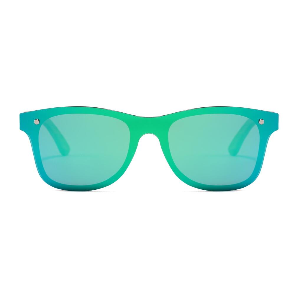 Lunettes de soleil en bois Feler 2504M-1 unisexe, taille 55 mm 2/4