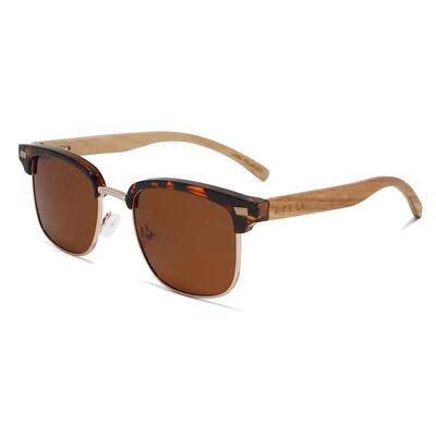 Zonnebril van hout feler 2598-11 unisex, maat 51 mm