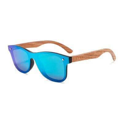 Zonnebril van hout feler 2504m-1 unisex, maat 55 mm