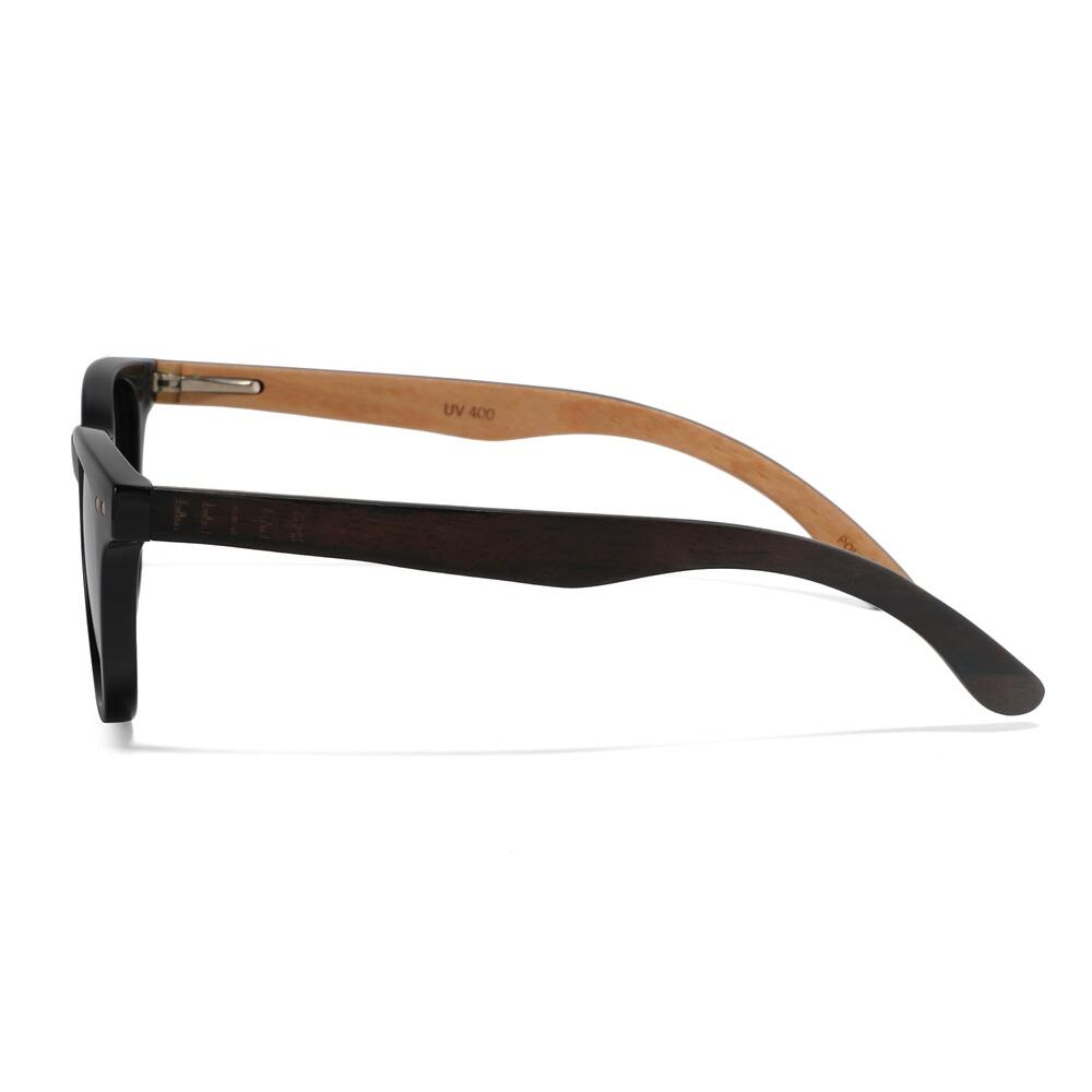 Holz-Sonnenbrille unisex Feler 1556-1, Größe 48mm 3/5