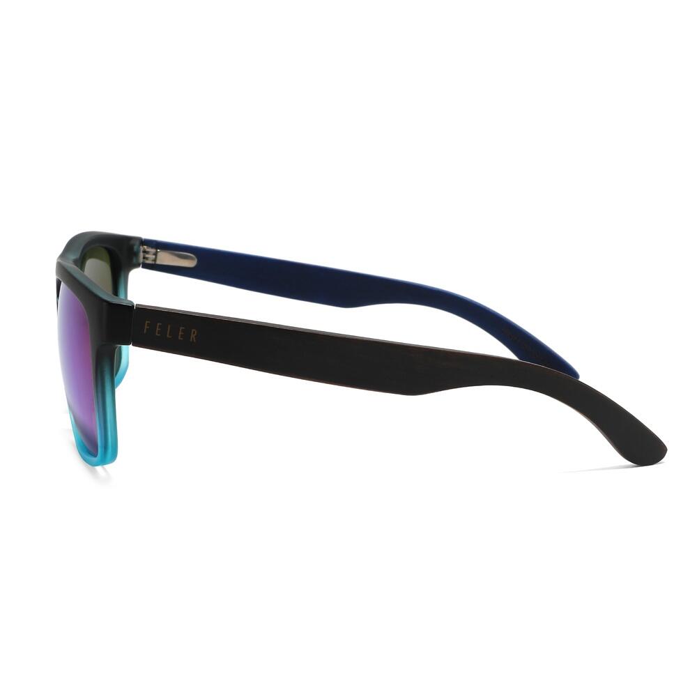 Lunettes de Soleil Feler 1585M-4 Polarisées en Bois Unisexe 56 mm 3/4