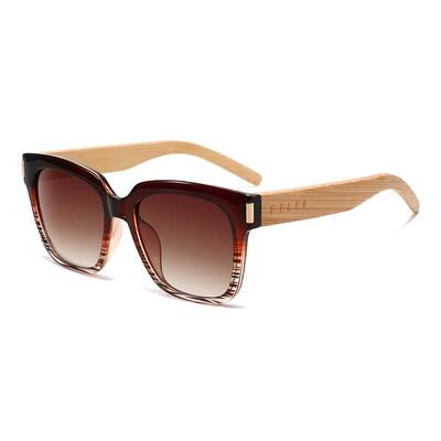 Zonnebril van hout feler 2073-9 dames, maat 53 mm