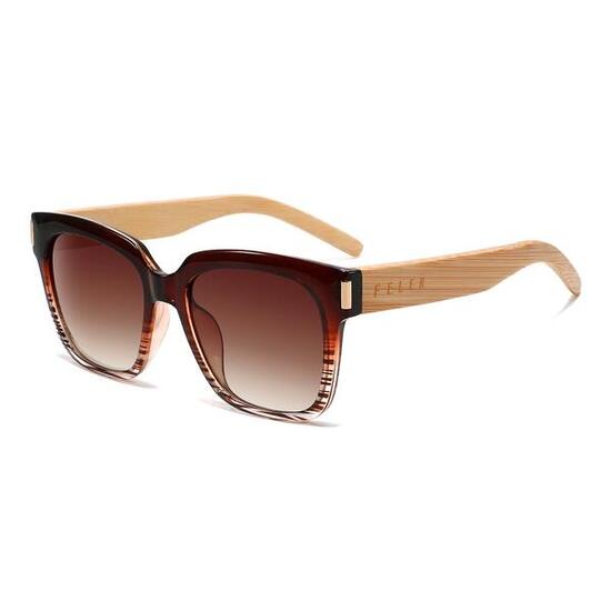 Holz-Sonnenbrille für Damen Feler 1073-9, Größe 53 mm