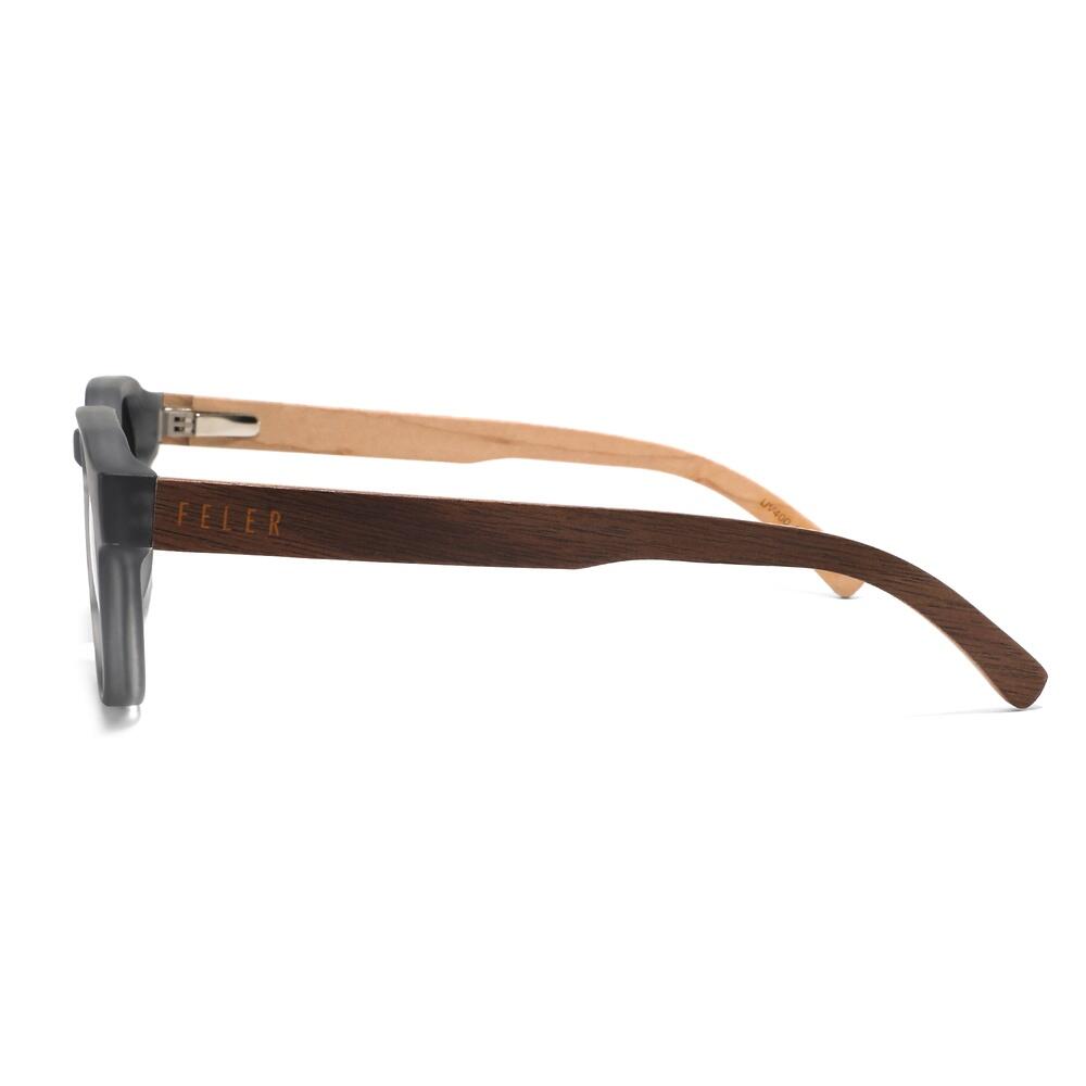 Gafas de Sol Feler 1590-11 Polarizadas de Madera Unisex 49 mm 3/4