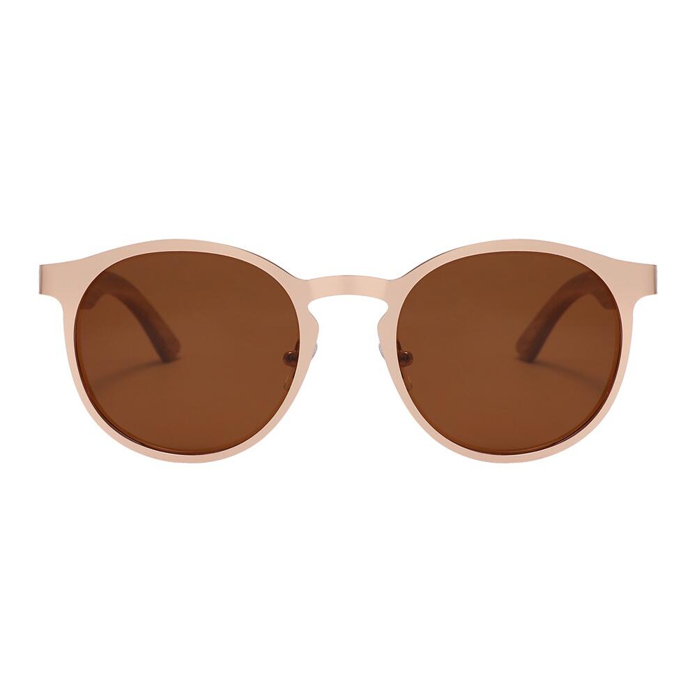 Lunettes de soleil en bois Feler 2513-2 unisexe, taille 60 mm 2/3