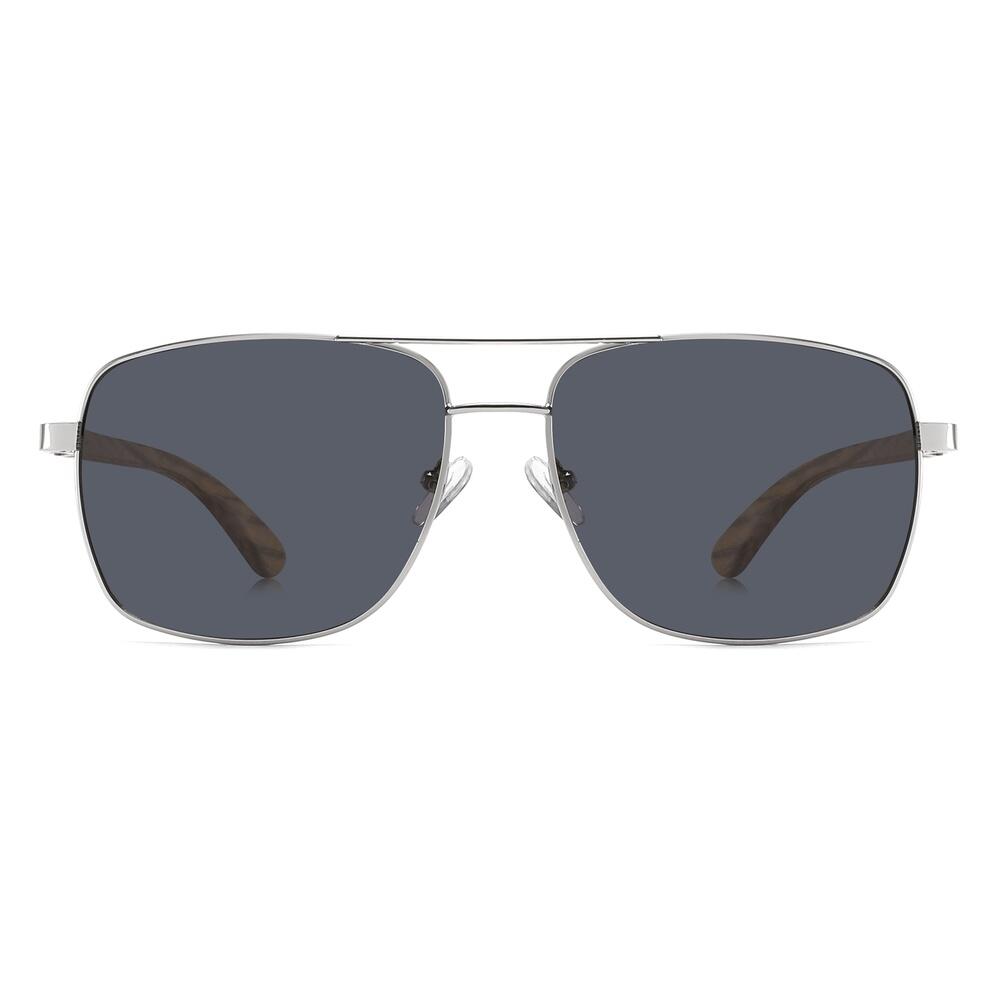 Lunettes de Soleil Feler 1706-11 Polarisées en Bois Unisexe 62 mm 2/4