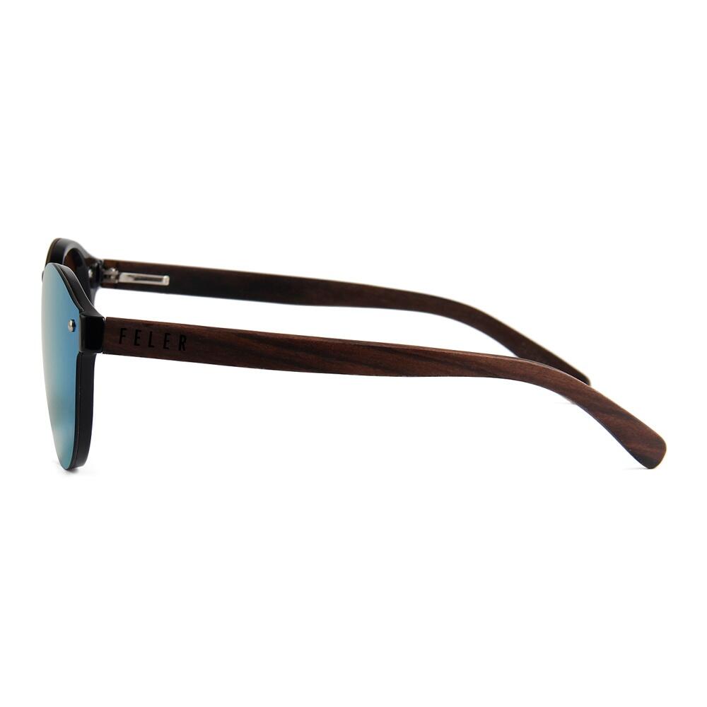 Zonnebril van hout Feler 2502M-4 unisex, maat 52 mm 3/4