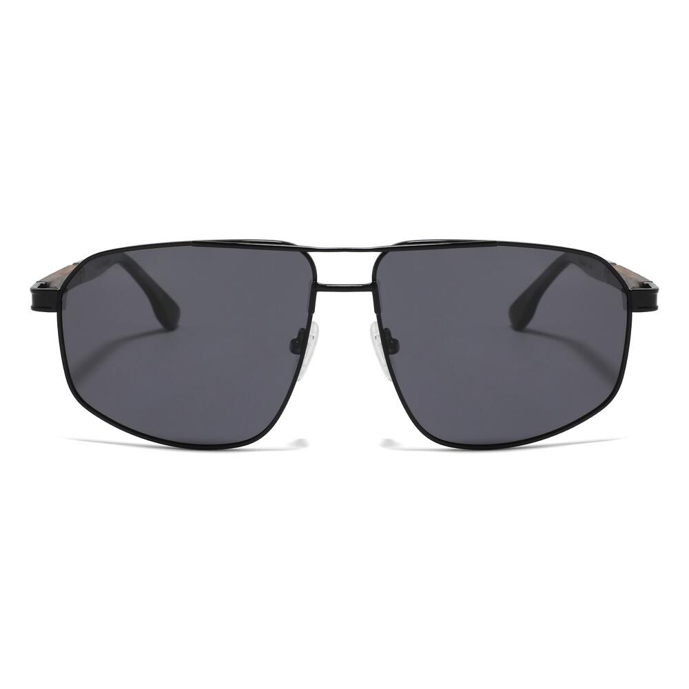 Lunettes de soleil en bois Feler 2714-1 unisexe, taille 58 mm 2/4