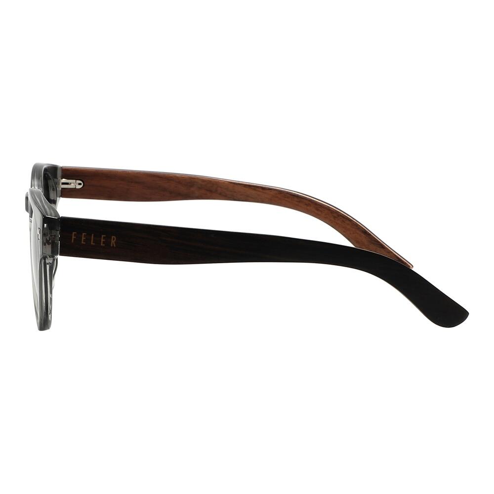 Gafas de Sol de Madera Feler 1561P-3 Unisex Talla 47 mm 3/4