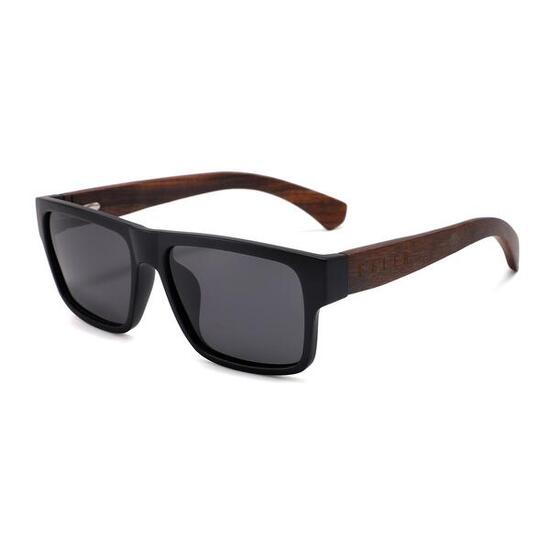 Lunettes de Soleil Unisex en Bois Feler 1529-1, Taille 54 mm