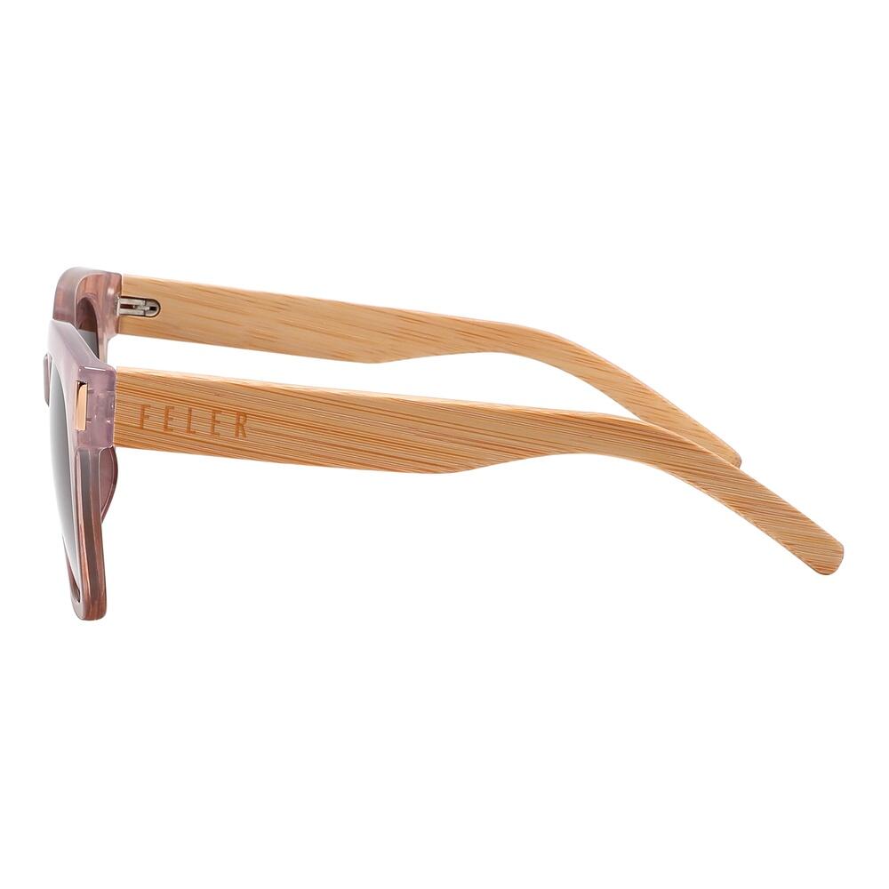 Lunettes de soleil en bois Feler 2073-11 femme, taille 53 mm 3/4