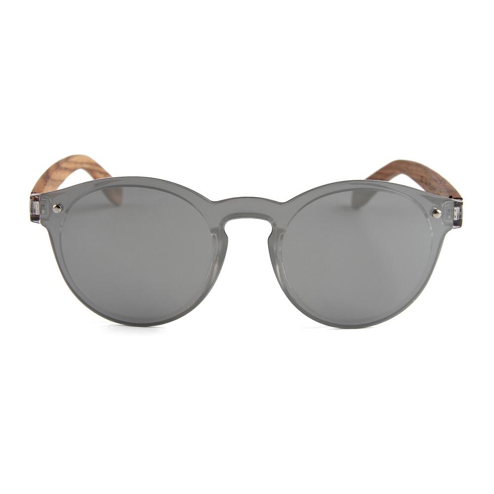 Lunettes de Soleil Feler 1502M-2 - SILVER Polarisées en Bois Unisexe 52 mm 2/4