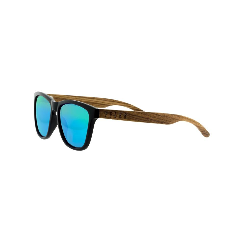 Lunettes de soleil en bois Feler 2505M-1 unisexe, taille 48 mm 3/6