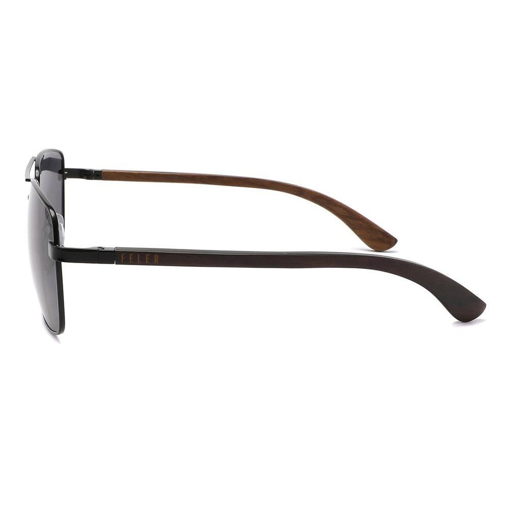 Gafas de Sol de Madera Feler 1706-1 Unisex Talla 62 mm 3/4