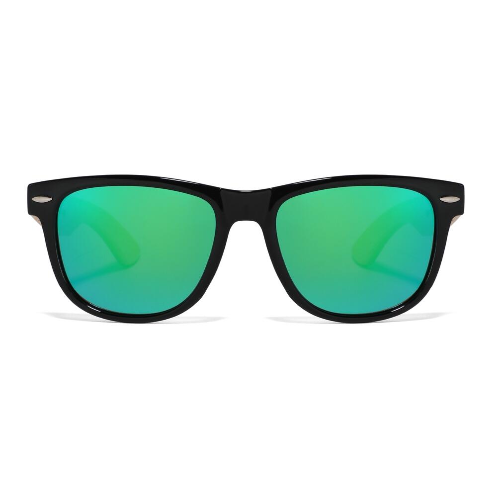 Lunettes de soleil en bois Feler 2203M-1 unisexe, taille 53mm 2/5