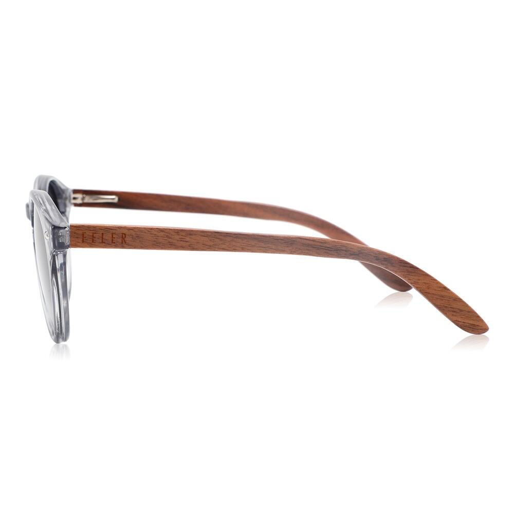 Lunettes de Soleil Feler 1537-13 Polarisées en Bois Unisexe 50 mm 3/4