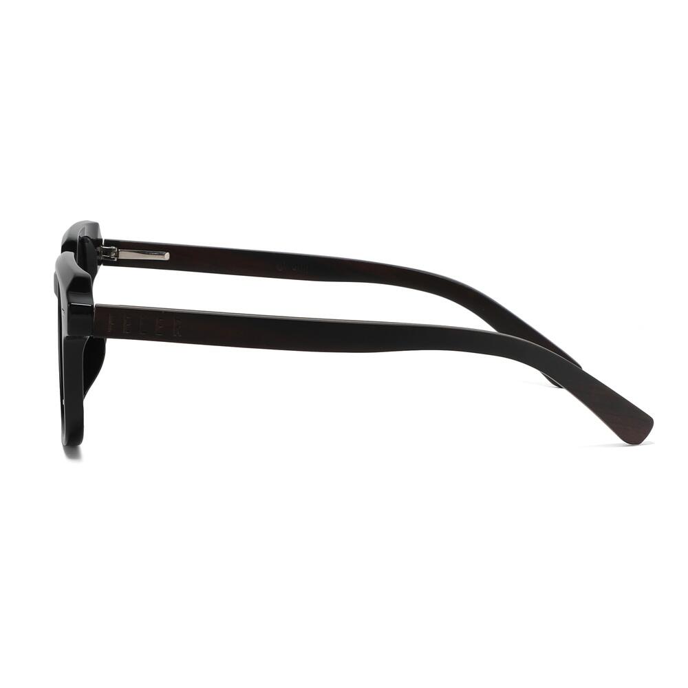 Lunettes de Soleil Feler 1605P-1 Polarisées en Bois Unisexe 51mm 3/5