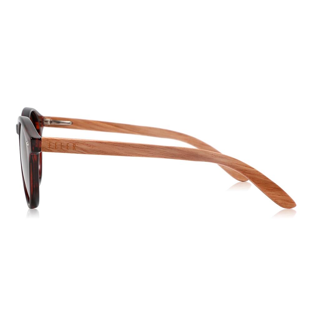Lunettes de Soleil Feler 1537-2 Polarisées en Bois Unisexe 50 mm 3/4
