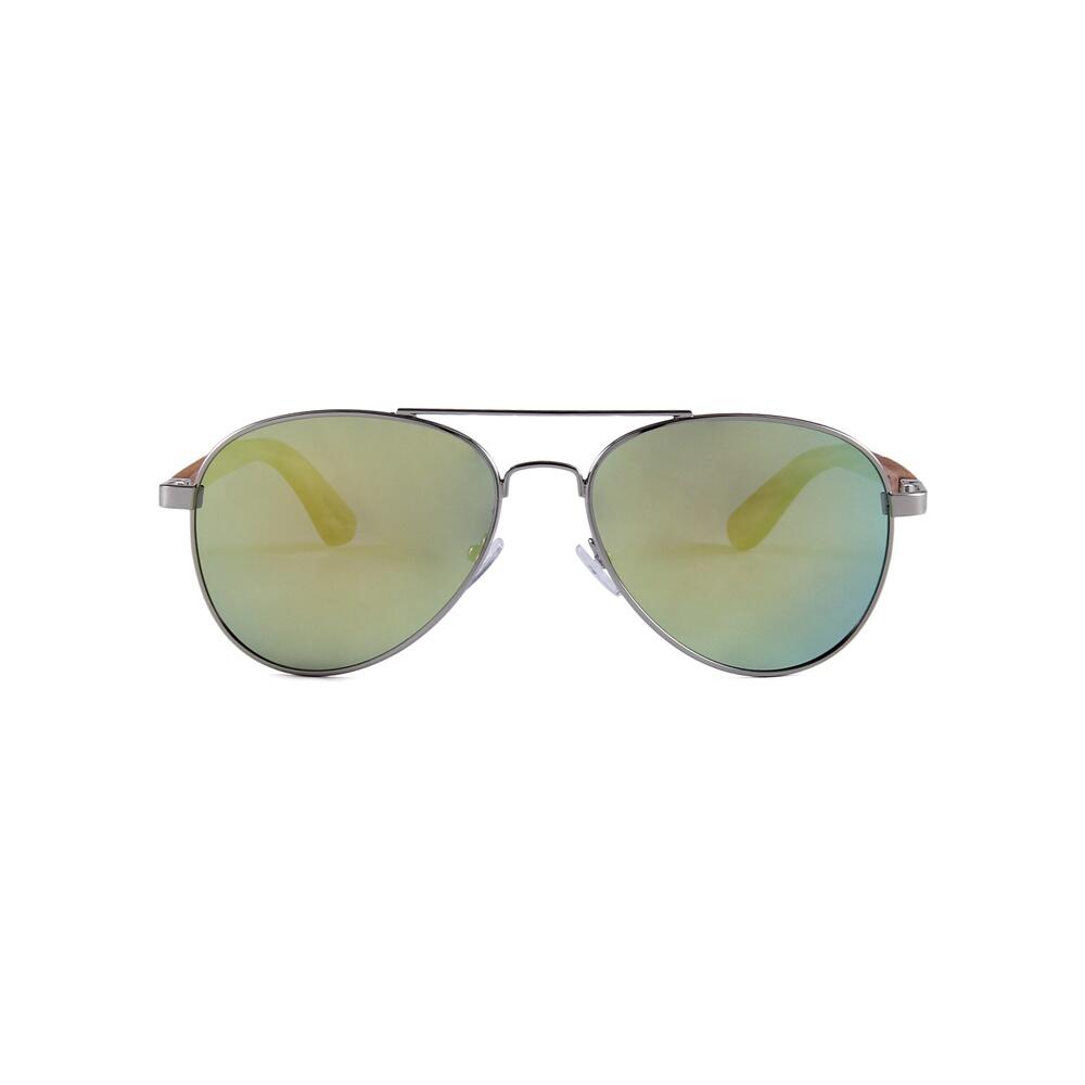 Lunettes de Soleil Unisex en Bois Feler 1705M-3 - Gold, Taille 54 mm 2/4