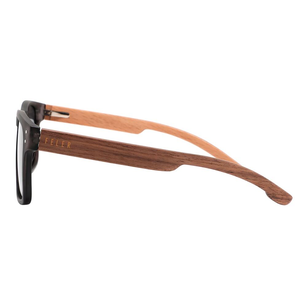 Gafas de Sol de Madera Feler 2602P-19 Unisex Talla 54 mm 3/4