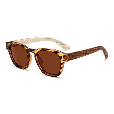 Zonnebril feler 1559-2 gepolariseerd van hout unisex 47 mm