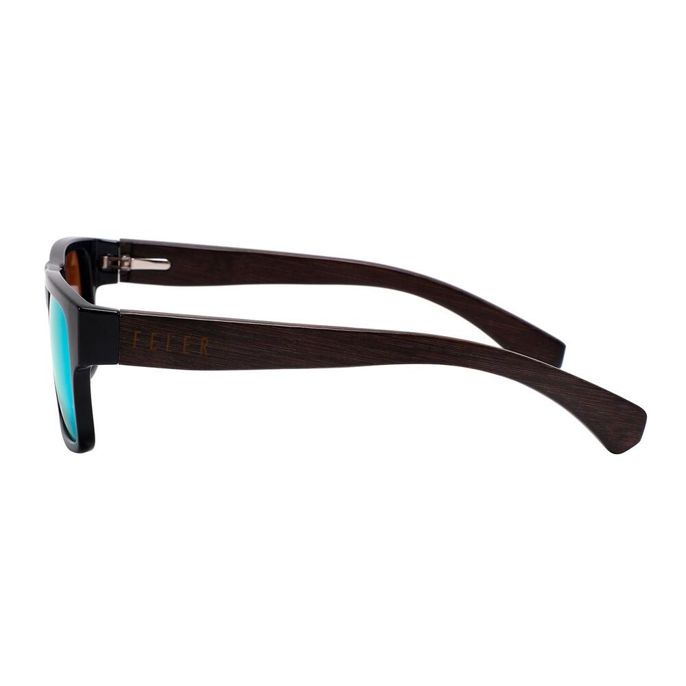 Lunettes de Soleil Feler 1529M-4 Polarisées en Bois Unisexe 54 mm 3/4