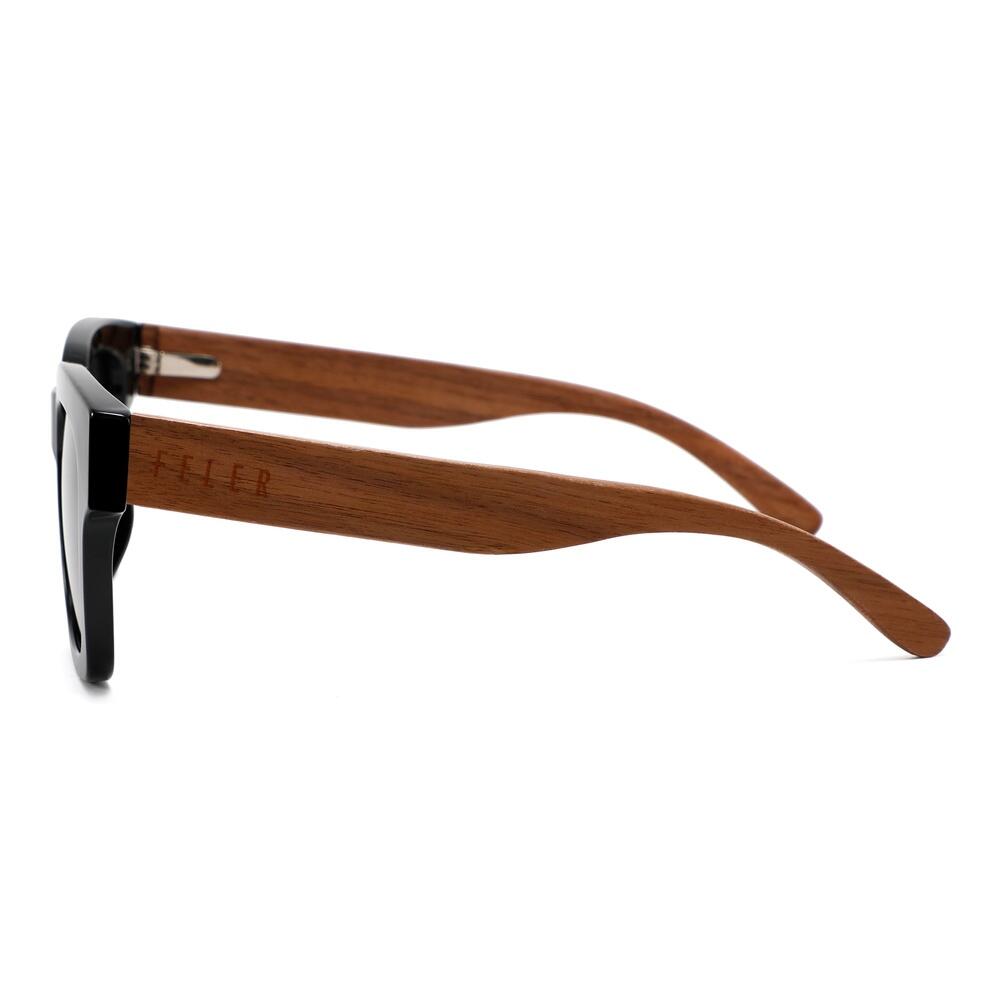 Lunettes de soleil en bois Feler 2535-1 unisexe, taille 51 mm 3/4