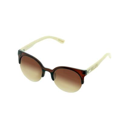 Lunettes de Soleil Unisex en Bois Feler 1035-2 - Brown, Taille 52 mm