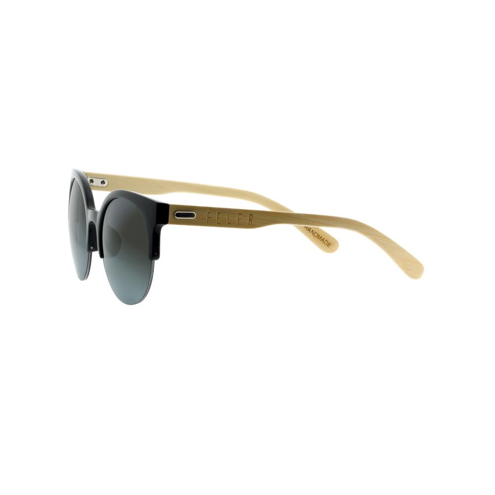 Lunettes de soleil en bois Feler 2035-1 unisexe, taille 60 mm 3/4