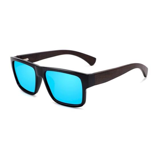 Lunettes de Soleil Unisex en Bois Feler 1529M-4, Taille 54 mm