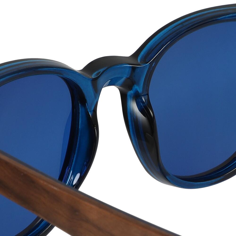 Lunettes de Soleil Feler 1556-4 Polarisées en Bois Unisexe 48mm 4/5