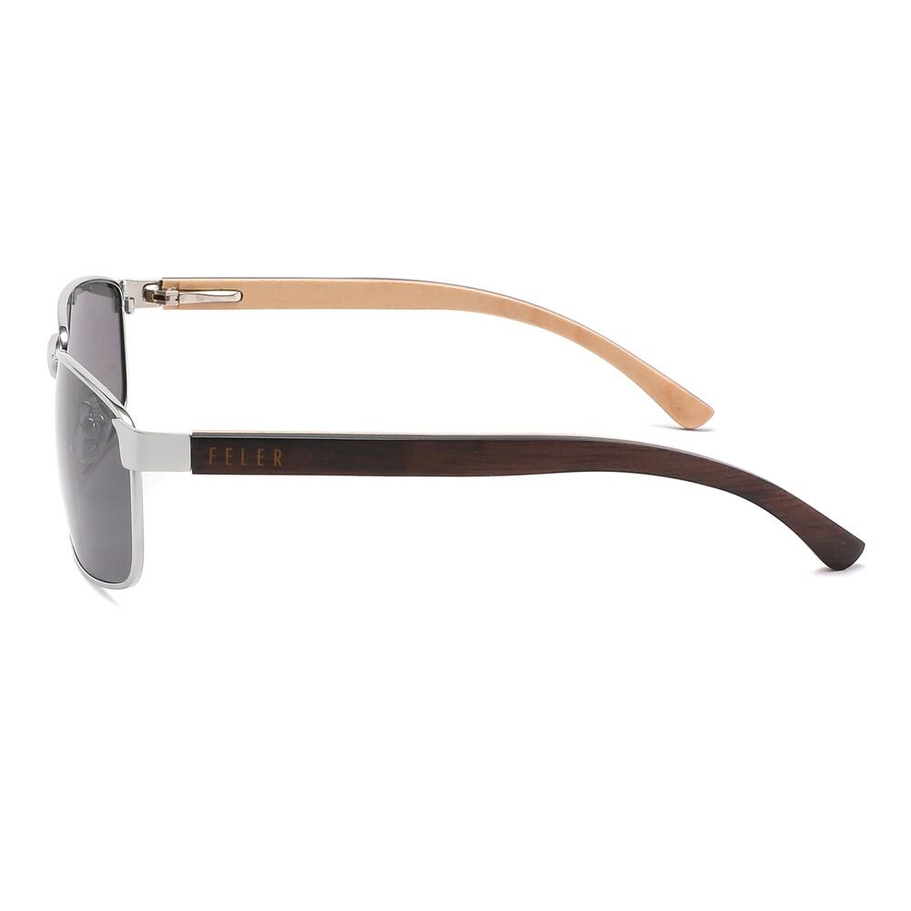 Gafas de Sol de Madera Feler 2815-11 Unisex Talla 62 mm 3/4